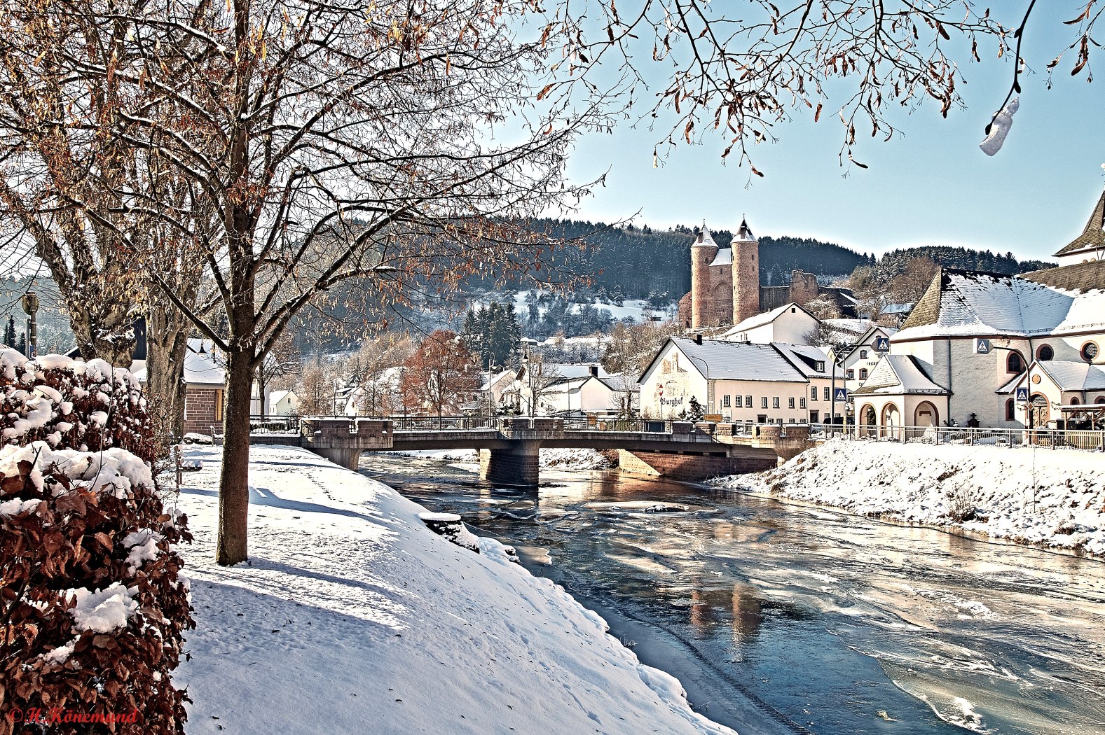Winterfoto Mürlenbach, Januar 2017, © Könemund 
