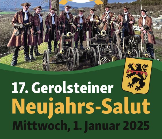 Plakat Neujahrs-Salutschießen, © TOURISTIK GmbH Gerolsteiner Land