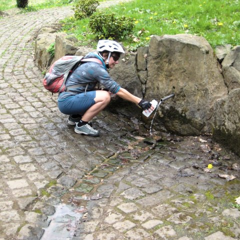 Radfahrer am Fischbachdrees, © Touristik GmbH Gerolsteiner Land, Ute Klinkhammer