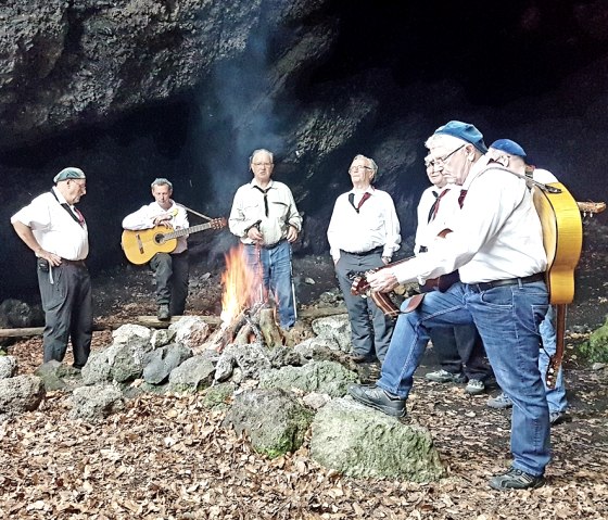 Musizierende Wandervögel, © Nicole Baller/TW Gerolsteiner Land GmbH