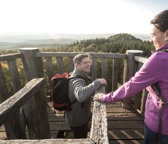 Aufstieg Aussichtsturm Dietzenley, © Eifel Tourismus GmbH, D. Ketz