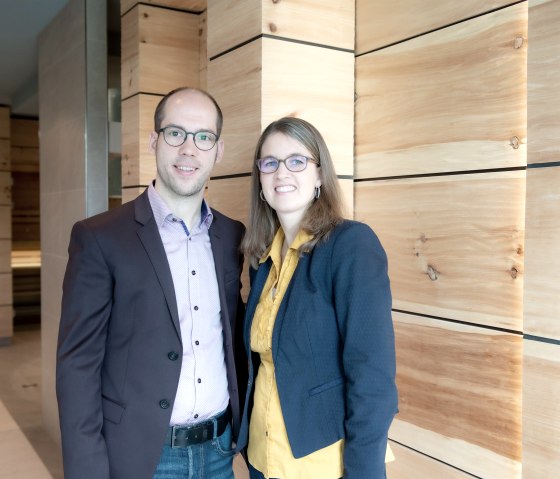 Gastgeber Sascha Schinagl und Nicole Funke, © Seehotel am Stausee/Andreas Rehkopp