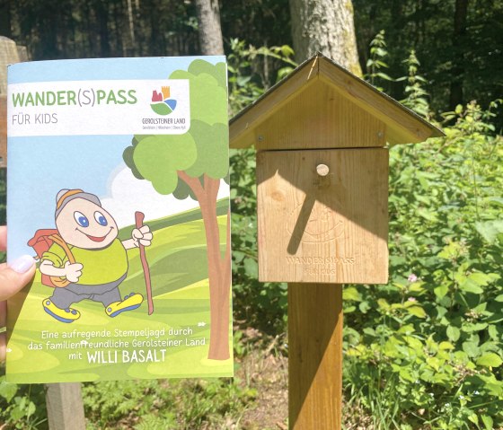 Wander(S)pass für Kids Stempelstation, © Touristik GmbH Gerolsteiner Land