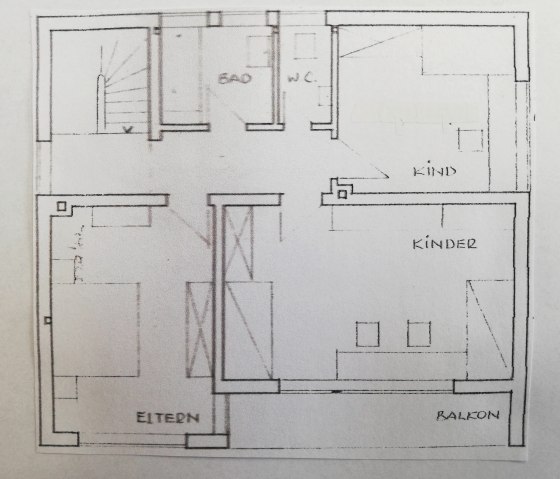 Grundriss Obergeschoß