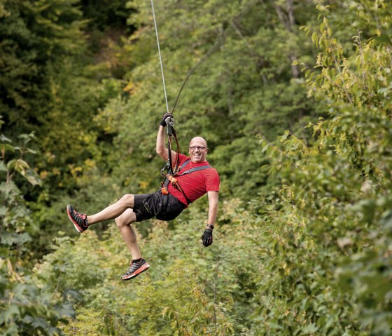 Zipline-Tour, © Eifel-Adventure, Andreas Goltz