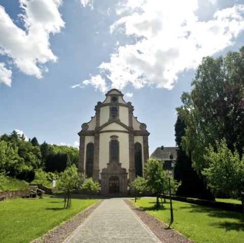 Das Kloster Himmerod auf der Etappe 13 des Eifelsteigs, © Rheinland-Pfalz Tourismus/D. Ketz