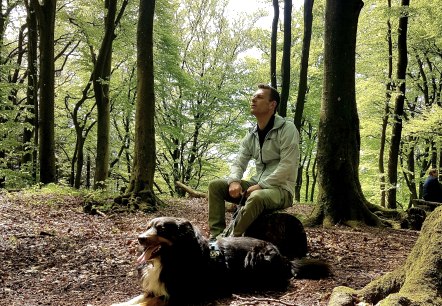 Rast mit Hund, © Nicole Baller/TW Gerolsteiner Land GmbH