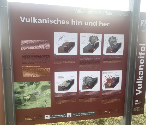 Informationstafel Vulkangarten 1, © Touristik GmbH Gerolsteiner Land