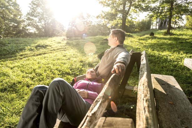 Entspannte Rast am Gerolsteiner Keltenpfad, © Eifel Tourismus GmbH, D. Ketz