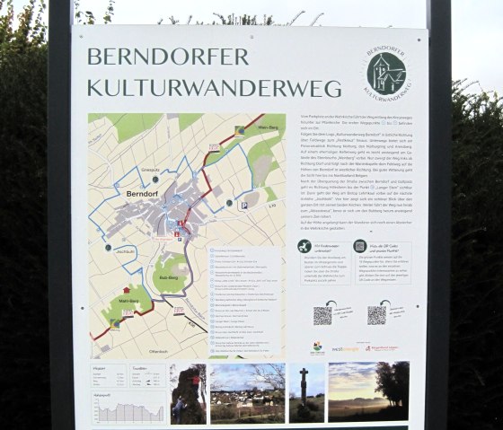 Tafel Berndorfer Kulturwanderweg, © Touristik GmbH Gerolsteiner Land, Ute Klinkhammer