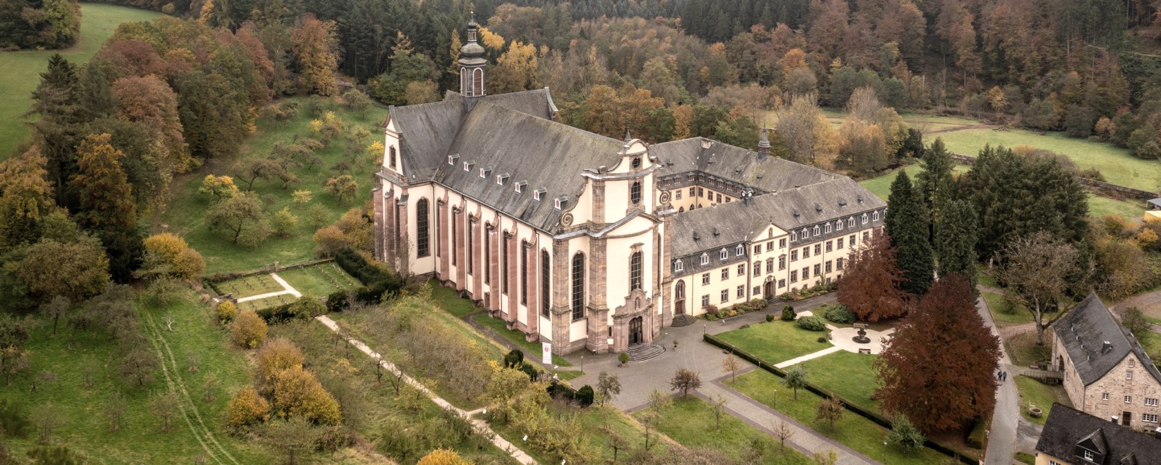 Blick auf Kloster Himmerod, © Eifel Tourismus GmbH, D. Ketz