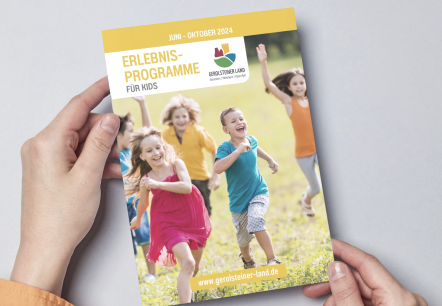 Titelseite Kinderprogramme 2024, © Touristik GmbH Gerolsteiner Land