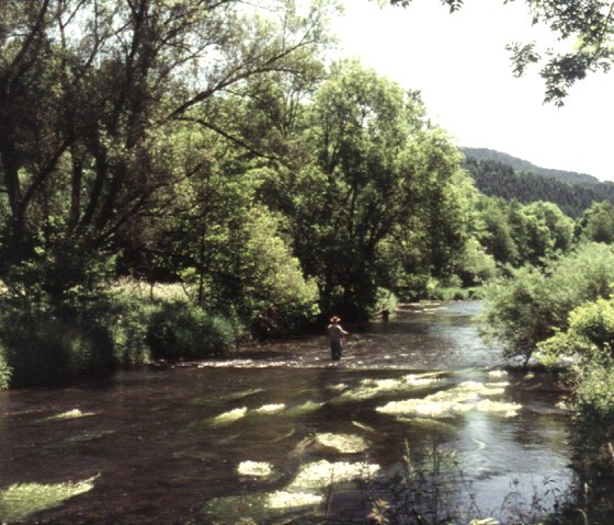 Angeln an der Kyll, © Touristik GmbH Geroslteiner Land