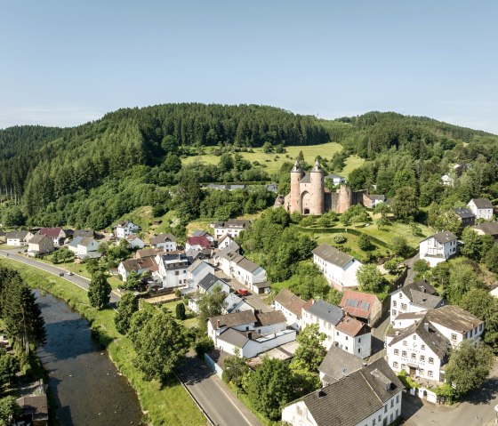 Luftaufnahme Bertradaburg, © Eifel-Tourismus Gmbh-Dominik Ketz