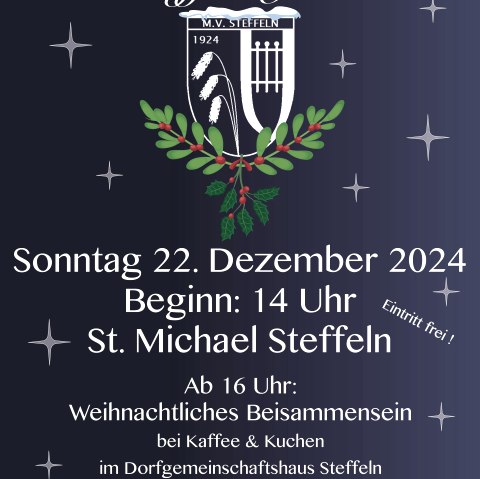 Plakat, © Musikverein Steffeln